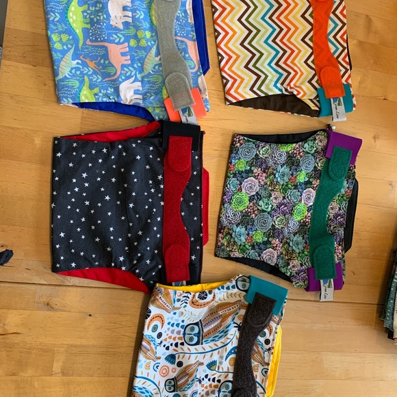 Greenline Cloth Diapers 21 covers and 21 bamboo terry flat inserts. All new! - Picture 11 of 14